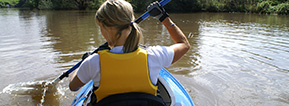 Bring your kayak or canoe and launch right from the beach at Ann's Cottage.